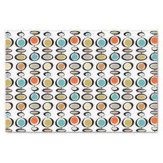 Funky Hanging Circles Retro Mid Century Tissue Paper