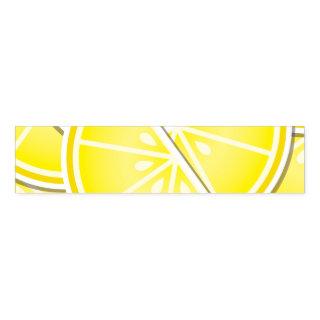 Funky lemon wedges! napkin bands