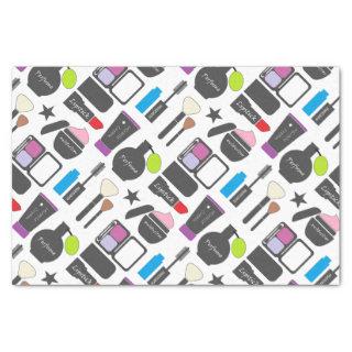 Funky Makeup Collage Tissue Paper
