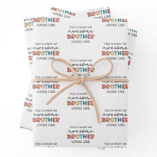 Funny Awesome Brother | Gift for Best Brother Ever  Sheets
