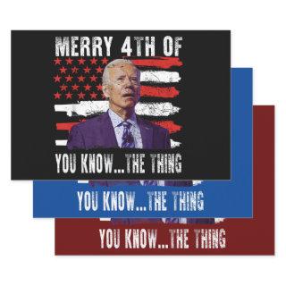Funny Biden Confused Merry Happy 4th of You Know   Sheets