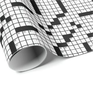 Funny Black and White Crossword Puzzle Game