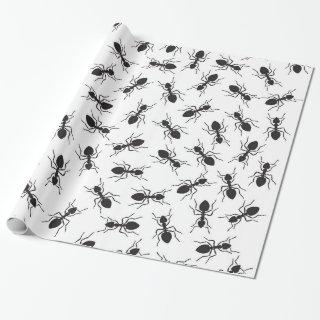 Funny Black Ants Pattern