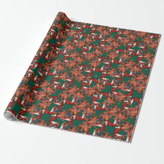 Funny Boxer Breed Christmas Pattern