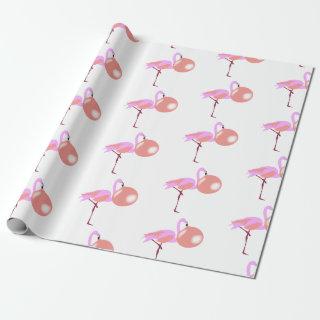 Funny Bubble Gum Flamingo Blowing Bubble