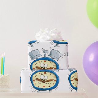 Funny Cartoon Alarm Clock Quirky Waking Up