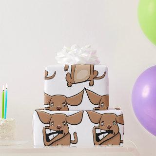 Funny Cartoon Crazy Dog Hilarious Cute Pet