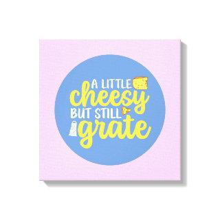 Funny Cheesy But Grate Pastel Color Wall Art