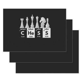 Funny Chess Player Game Board Periodic Table Gift  Sheets