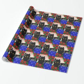 Funny Christmas Cat Mouse Creationarts