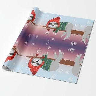 funny christmas sloth