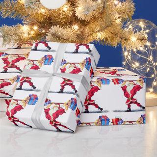 Funny Christmas  Fit Santa with Gift