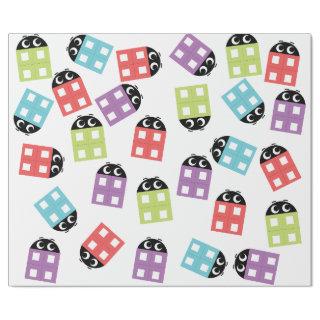 Funny colorful cute bricks