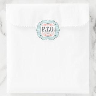 Funny Congratulations Promoted to Pretend Time Off Classic Round Sticker