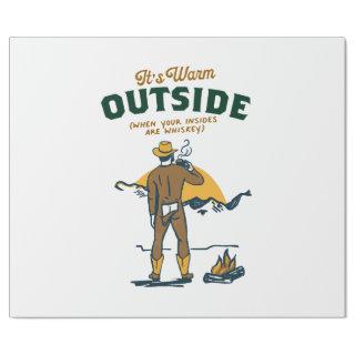 Funny Cowboy Drinking Whiskey
