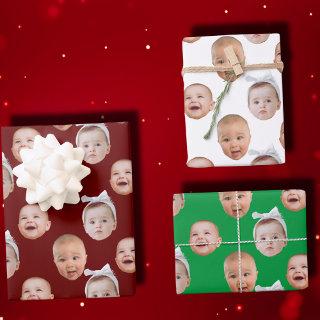 Funny Custom Baby Face Photo Face 3 Photos  Sheets