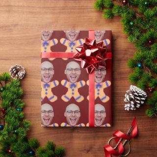 Funny Custom Face Photo Gingerbread Men Christmas