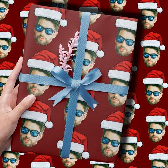 Funny Custom Face Photo Santa Claus Hat Christmas