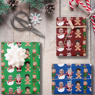 Funny Custom Family Face Photo Christmas Gift  Sheets