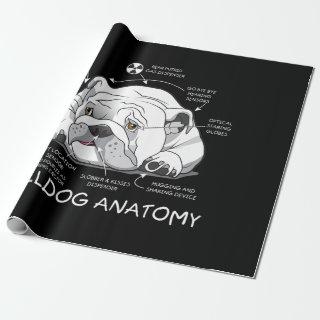 Funny Cute English Bulldog Anatomy Dog Biology
