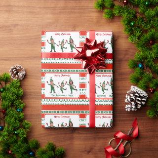 Funny Elf Family Photo Red Green Merry Christmas