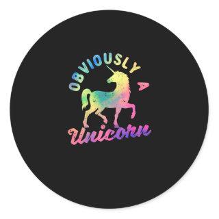 Funny horse silhouette pony riding classic round sticker