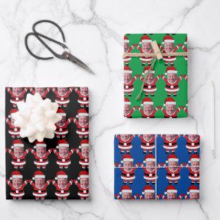 Funny Joe Biden Santa Claus Custom Face Photo   Sheets