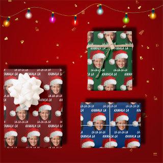 Funny Kamala Harris Santa Hat Merry Christmas  Sheets