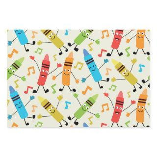 Funny Kawaii Dancing Crayons With Music Notes   Sheets