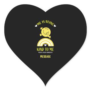 Funny Mental health awareness Hr Support  Heart Sticker
