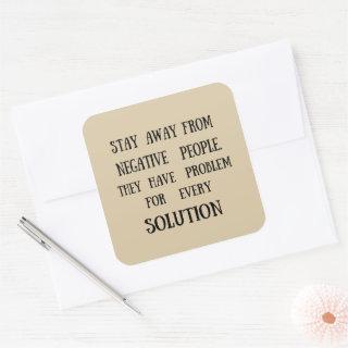 funny motivational quotes about life square sticker