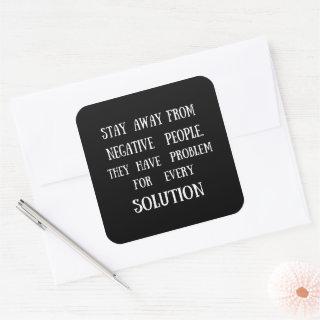 funny motivational quotes about life square sticker