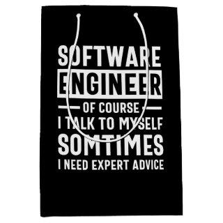 Funny Programming Software Engineer Gift Medium Gift Bag