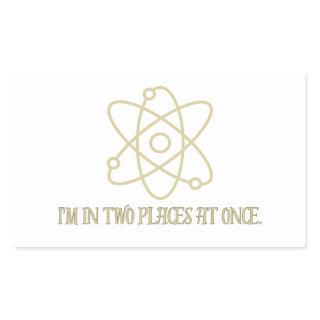Funny Quantum Mechanics  Rectangular Sticker
