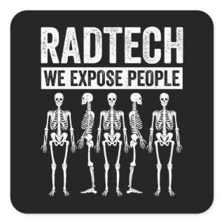 Funny Radiologist Joke Radiology Humor Rad Tech Square Sticker