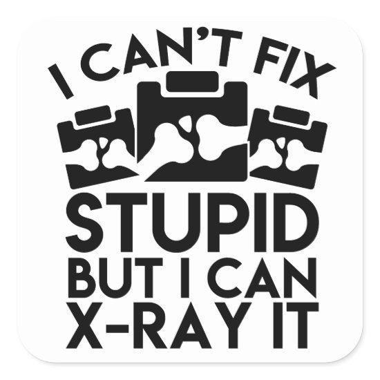 Funny Radiology Sticker
