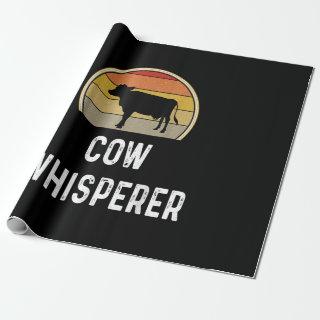 Funny Retro Cow Whisperer Gift