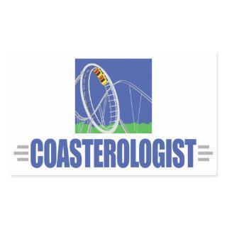Funny Roller Coaster Rectangular Sticker