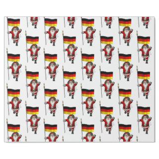 Funny Santa Claus With Ensign Of Germany