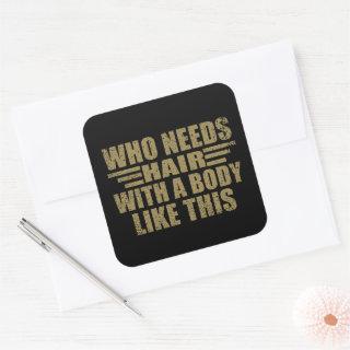 Funny sarcastic quotes adult humor sarcasm square sticker