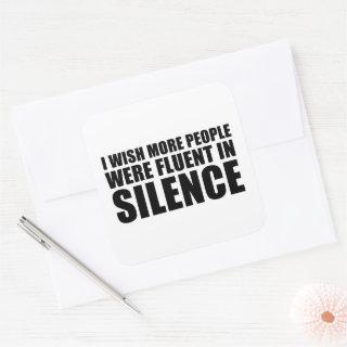 Funny sarcastic quotes adult humor sarcasm square sticker