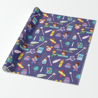 Funny School Supplies Back to School Pattern