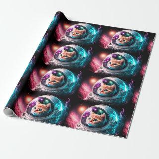 Funny Space Cat Astronaut Kitty Galaxy Universe