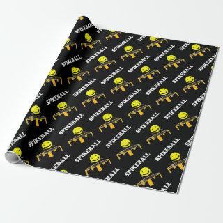 Funny Spikeball Net with Smile Face Art