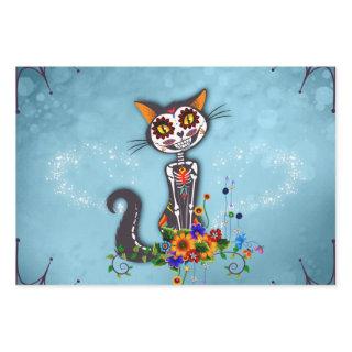 Funny sugar skeleton cat  sheets