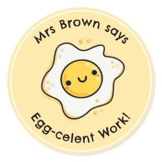 Funny Teacher Reward Stickers Egg Personalized