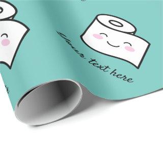 Funny toiletpaper cartoon design personalized