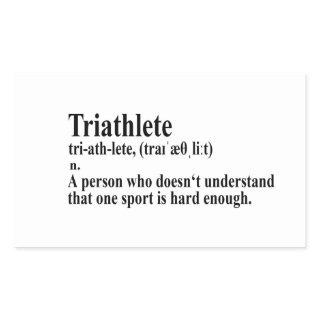 Funny Triathlon Definition - Sticker