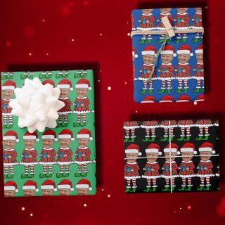 Funny Trump Custom Face Photo Elf Christmas  Sheets