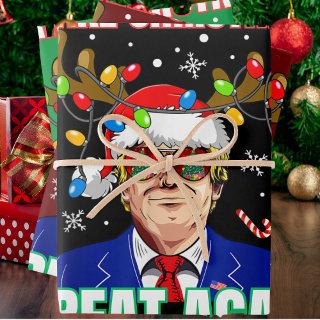 Funny Trump Make Christmas Great Again  Sheets